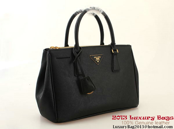 Prada Saffiano 30cm Tote Bag BN1801 - Black