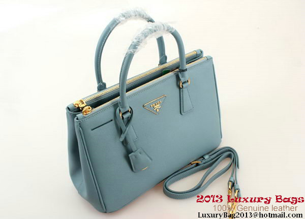 Prada Saffiano 30cm Tote Bag BN1801 - SkyBlue