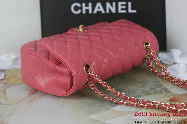 Chanel 2.55 Series A1112 Rose Original Leather Classic Flap Bag Gold