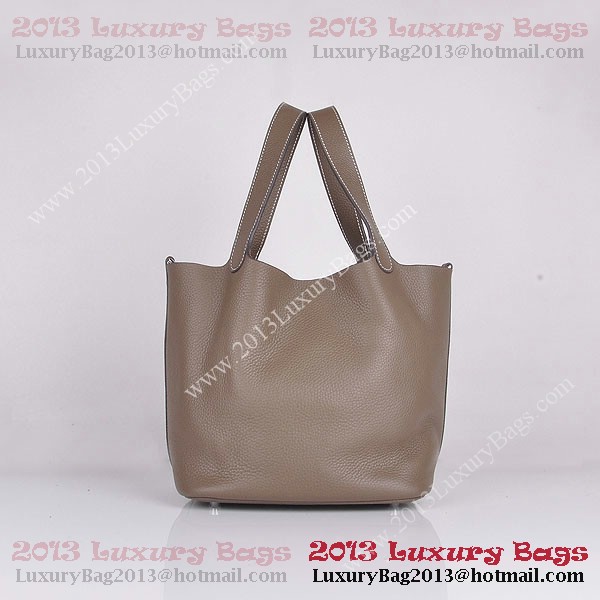 Hermes Picotin Lock PM Bag in Clemence Leather 8615 Khaki