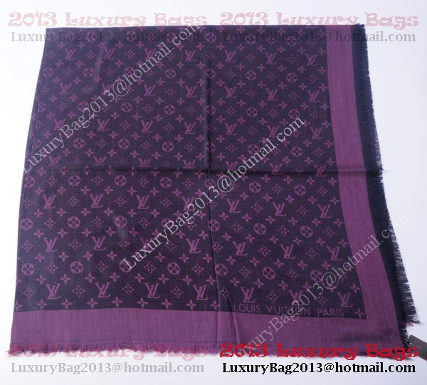 Louis Vuitton Scarves Cotton WJLV091 Purple