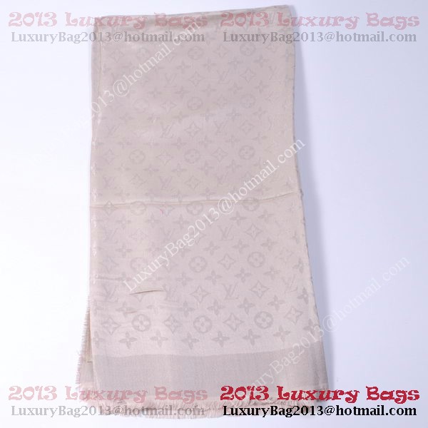 Louis Vuitton Scarves Cotton WJLV092 Apricot&Silver