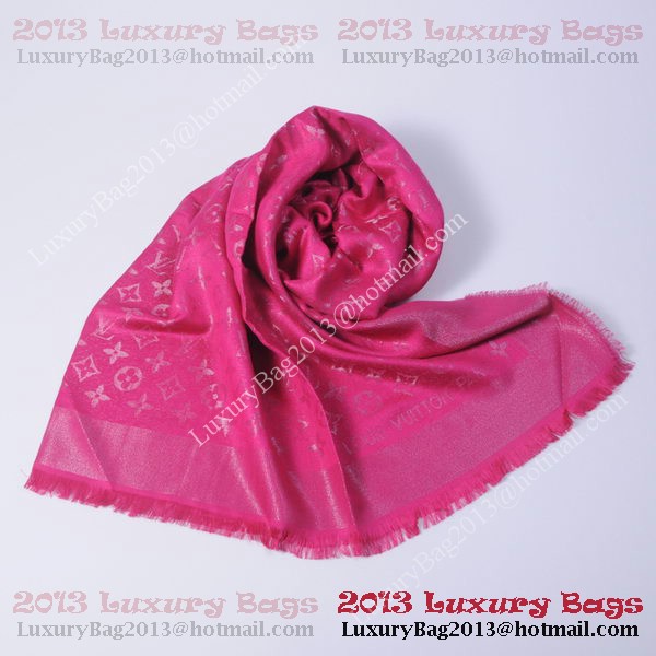 Louis Vuitton Scarves Cotton WJLV092 Rose&Silver Louis Vuitton Scarves Cotton WJLV092 Rose&Silver