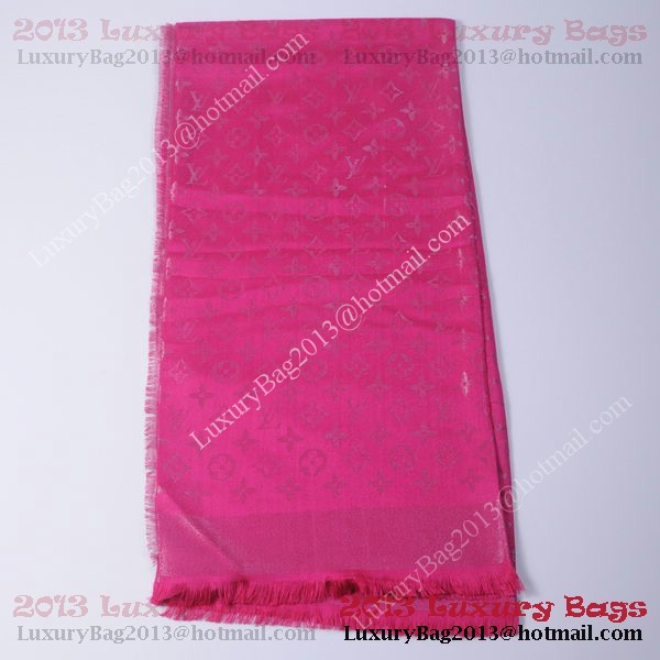 Louis Vuitton Scarves Cotton WJLV092 Rose&Silver Louis Vuitton Scarves Cotton WJLV092 Rose&Silver