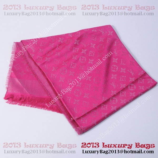 Louis Vuitton Scarves Cotton WJLV092 Rose&Silver Louis Vuitton Scarves Cotton WJLV092 Rose&Silver