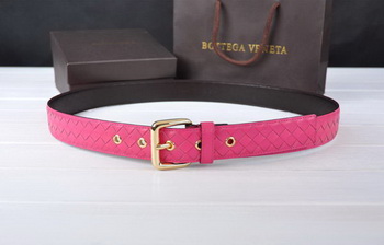 Bottega Veneta Intrecciato Nappa Belt 274483 Rose