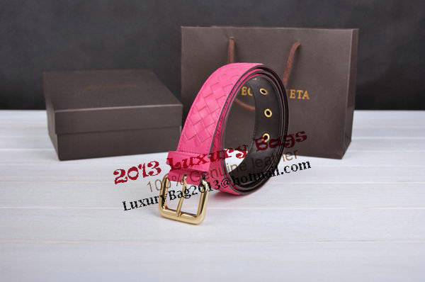 Bottega Veneta Intrecciato Nappa Belt 274483 Rose