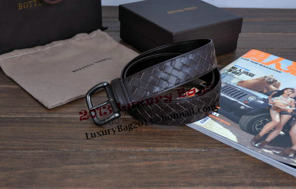 Bottega Veneta Intrecciato Nappa Belt 274484 Brown