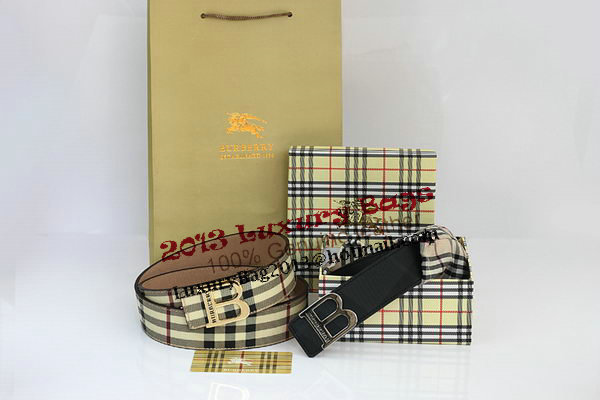 Burberry Nova Check Belt B4006