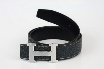 Hermes Belt Lizard Leather HB5326 Black