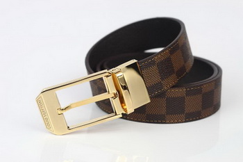 Louis Vuitton Damier Ebene Canvas Belt LV2063