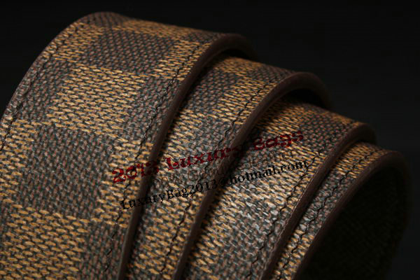 Louis Vuitton Damier Ebene Canvas Belt LV2066