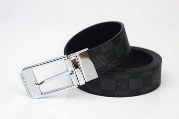 Louis Vuitton Damier Graphite Canvas Belt LV2063