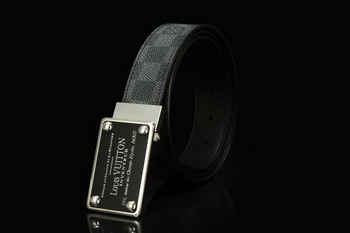 Louis Vuitton Damier Graphite Canvas Belt LV2066