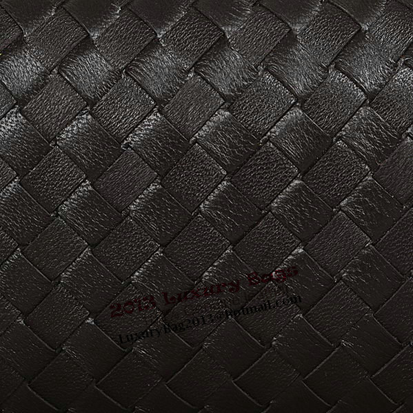 Bottega Veneta Intrecciato Sheepskin Impero Ayers Knot Clutch 11308 Black