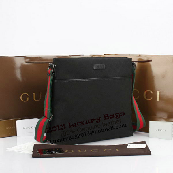 Gucci GG Canvas Medium Messenger Bag 189751 Black