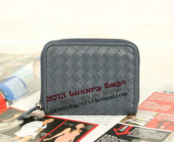 Bottega Veneta Intrecciato Nappa Mini Wallet 5818 RoyalBlue