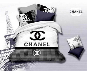 Replica Chanel Bedclothes Four Pieces Set_D