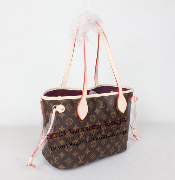 Louis Vuitton Monogram Canvas Neverfull PM M41001 Fuchsia