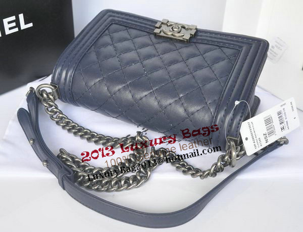 Chanel Boy Flap Shoulder Bag Original Calfskin Leather A67086 RoyalBlue