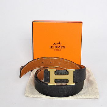 Hermes Camel Bovine Jugular Veins Belt HR1006A Gold