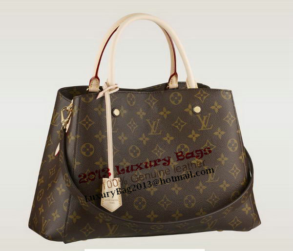 2014 Louis Vuitton Monogram Canvas Montaigne MM M41056