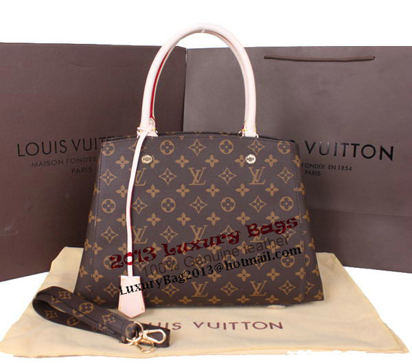 2014 Louis Vuitton Monogram Canvas Montaigne MM M41056