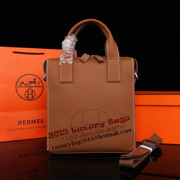 Hermes Original Calf Leather Tote Bag M86682 Wheat