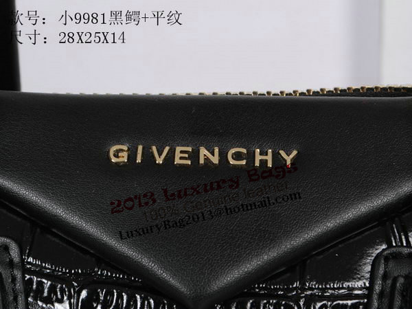 Givenchy Small Antigona Bag in Black Coco Leather 9981S