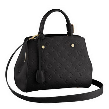 Louis Vuitton Monogram Empreinte Montaigne BB M41053 Black