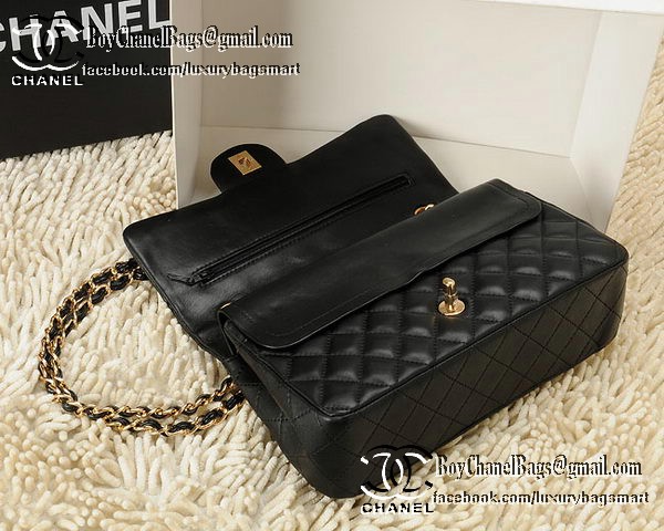 Chanel Classic Flap Bag 2.55 Series CHA1112 Black Original Leather