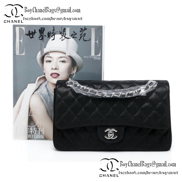 Chanel Classic Flap Bag 2.55 Series Original Suede Cannage Pattern CHA1112 Black