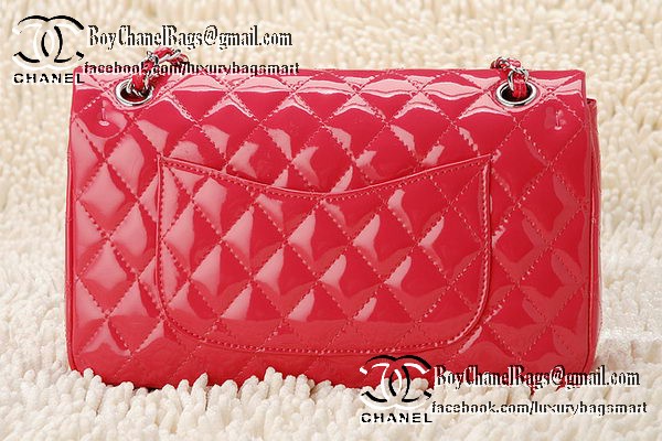 Chanel Classic Flap Bag 2.55 Series Patent Leather CHA1112 Peach