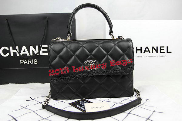 Chanel Classic Top Flap Bag Original Sheepskin Leather CHA92236 Black