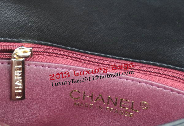 Chanel Classic Top Handle Bag Original Sheepskin Leather CHA92236 Black