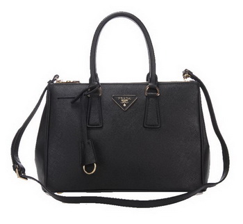 Prada Saffiano Leather Tote Bag BN1801 Black