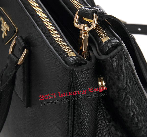 Prada Saffiano Leather Tote Bag BN1801 Black