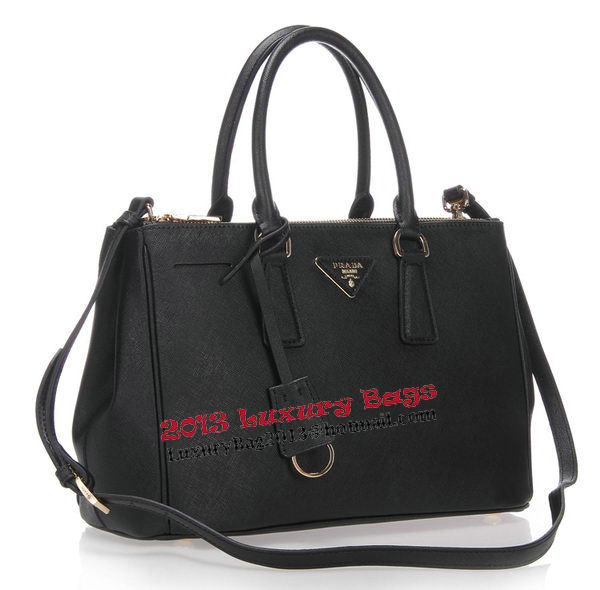 Prada Saffiano Leather Tote Bag BN1801 Black