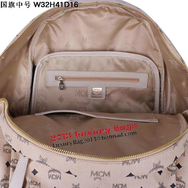 MCM Medium Flag of UK Backpack MC5173 Beige