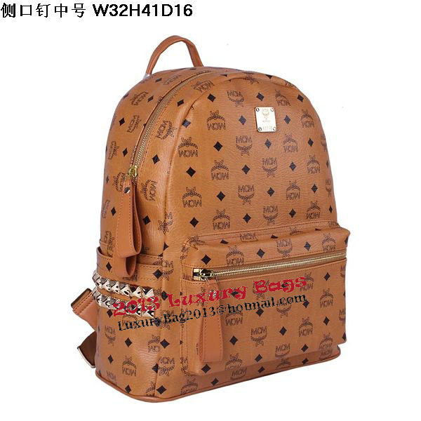 MCM Medium Stark Backpack MC2446 Wheat