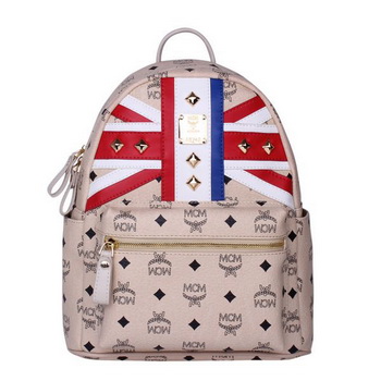 MCM Small Flag of UK Backpack MC5173S Beige