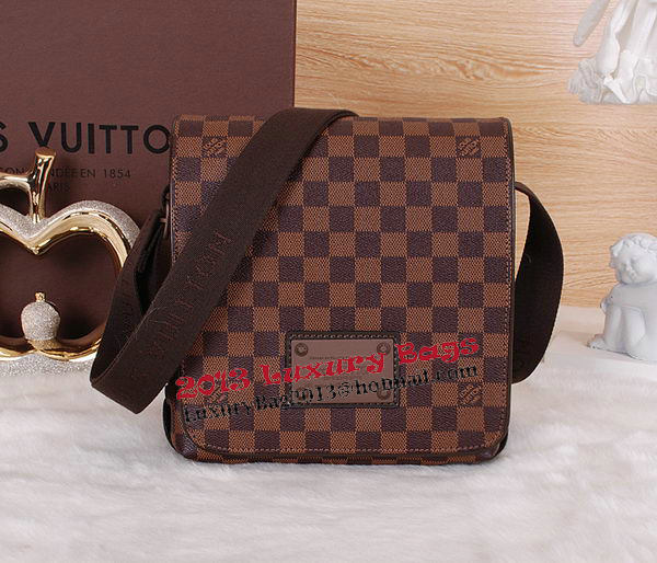 Louis Vuitton Damier Ebene Canvas Brooklyn PM N51210