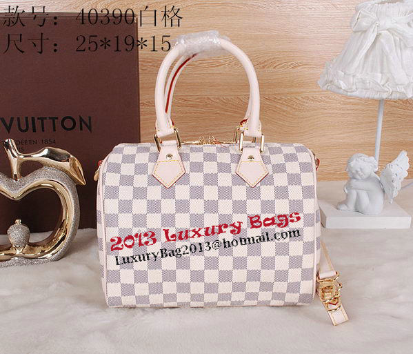 Louis Vuitton N41534 Damier Azur Canvas Speedy 25 Bag