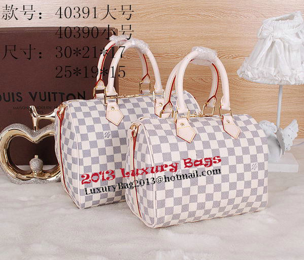 Louis Vuitton N41534 Damier Azur Canvas Speedy 25 Bag