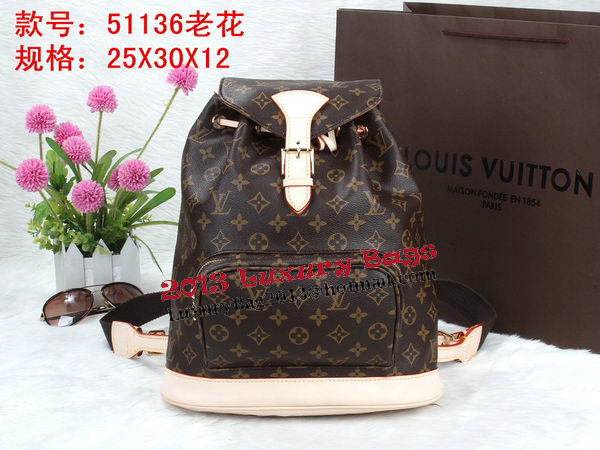 Louis Vuitton Backpack Monogram Canvas Bosphore M51136