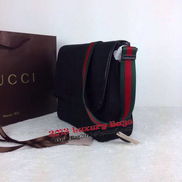 Gucci Medium Messenger Bag 233052 Black