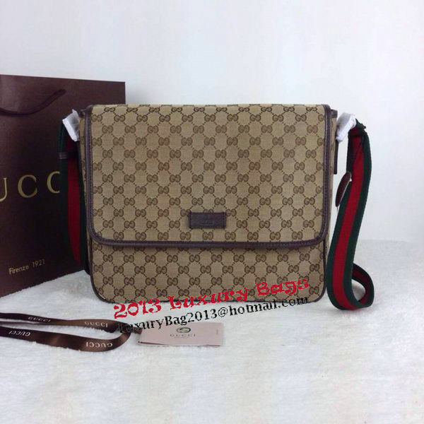 Gucci Medium Messenger Bag 233052 Brown