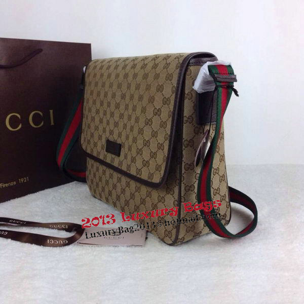 Gucci Medium Messenger Bag 233052 Brown