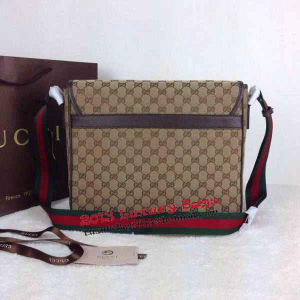 Gucci Medium Messenger Bag 233052 Brown