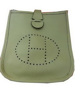 Hermes mini Evelyne Messenger Bag H1608S Light Green